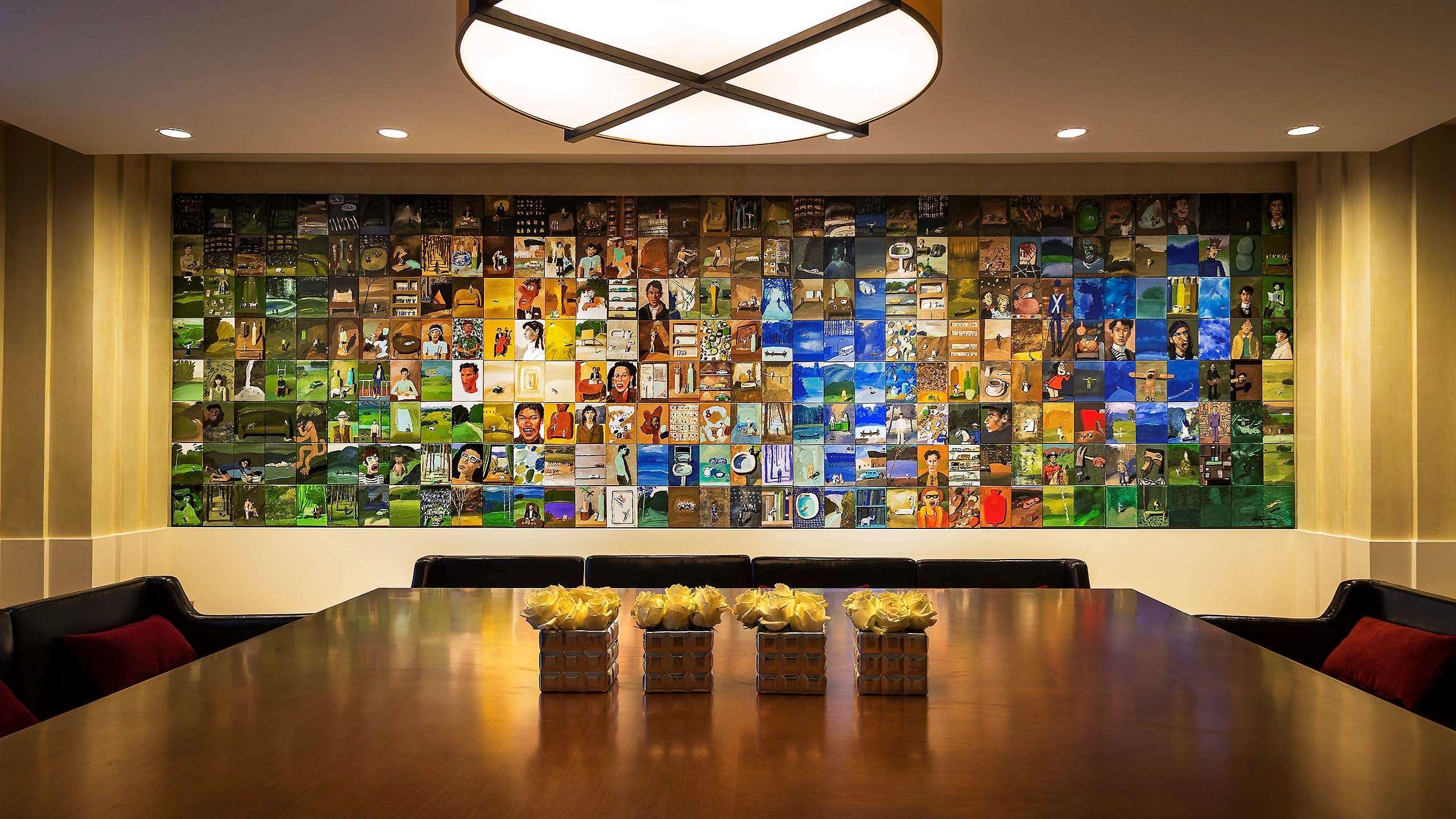 蒙得维的亚卡拉斯科赌场和spa中心索菲特酒店 外观 照片 The Wall of Fame at the headquarters of the National Basketball Players Association