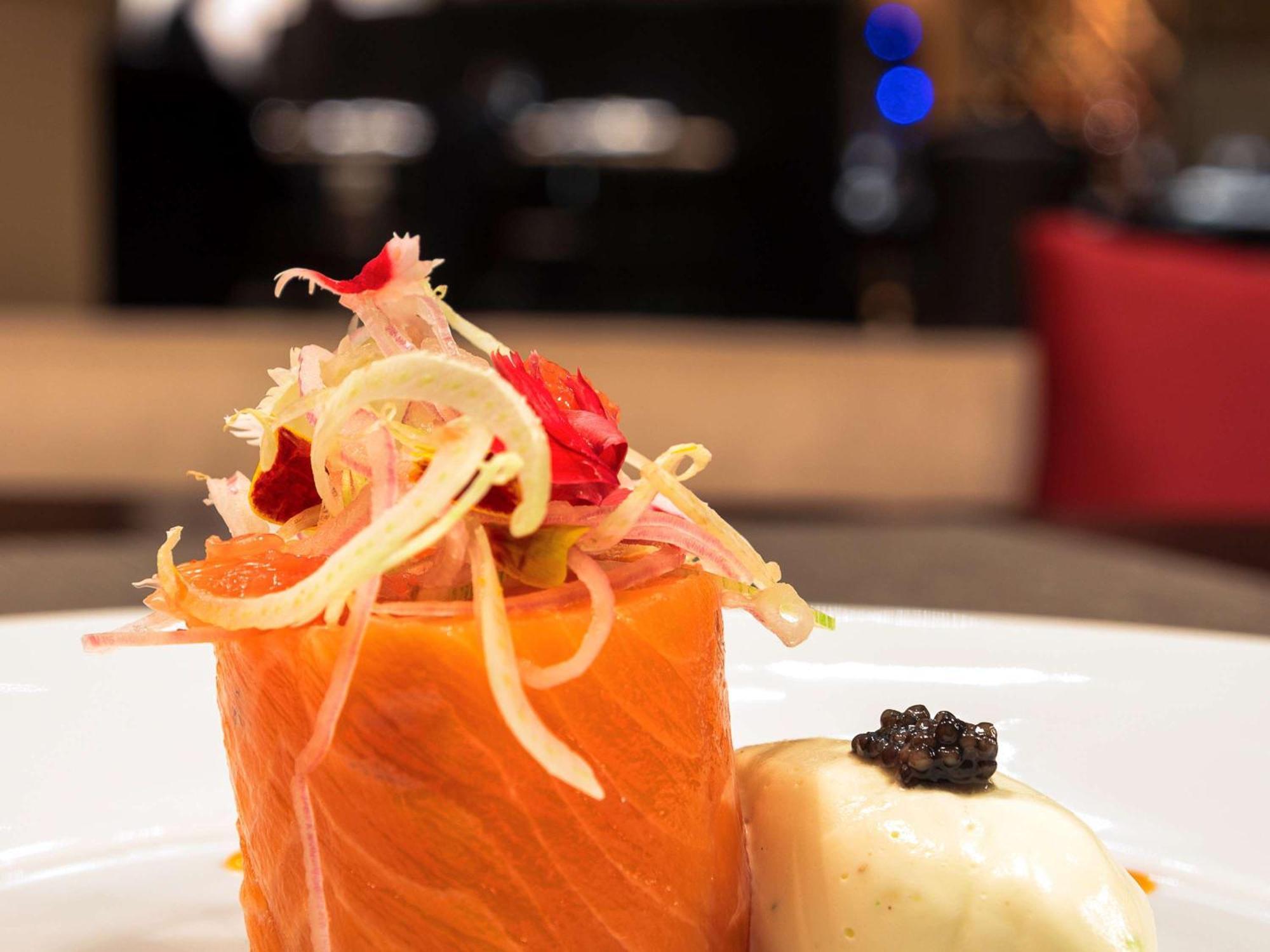 蒙得维的亚卡拉斯科赌场和spa中心索菲特酒店 外观 照片 Salmon and caviar